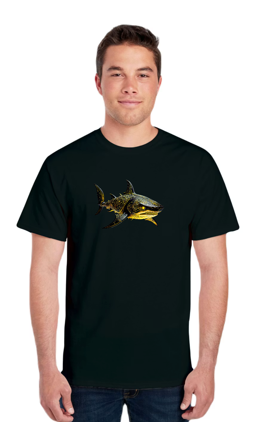 Golden Apex Shark Tee