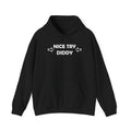 Nice Try Diddy White Text Hoodie