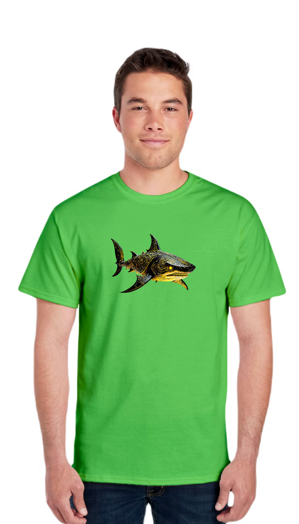 Golden Apex Shark Tee
