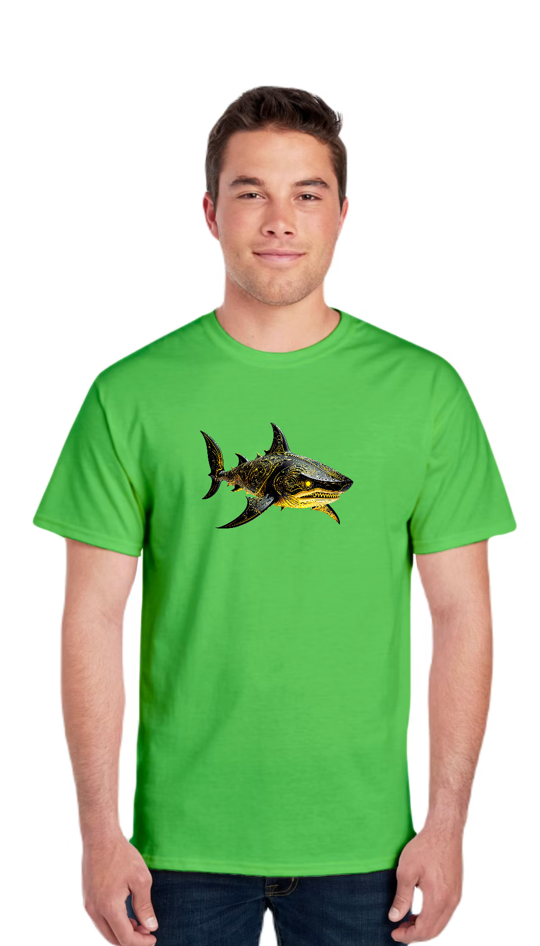 Golden Apex Shark Tee
