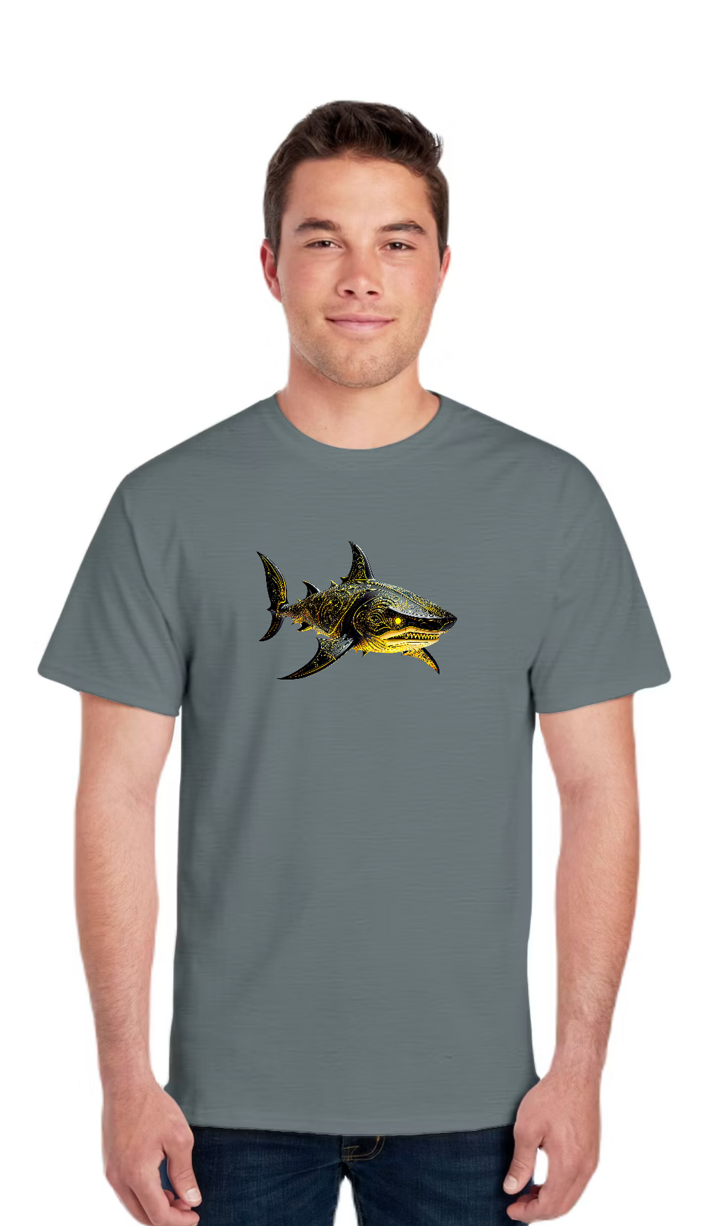 Golden Apex Shark Tee