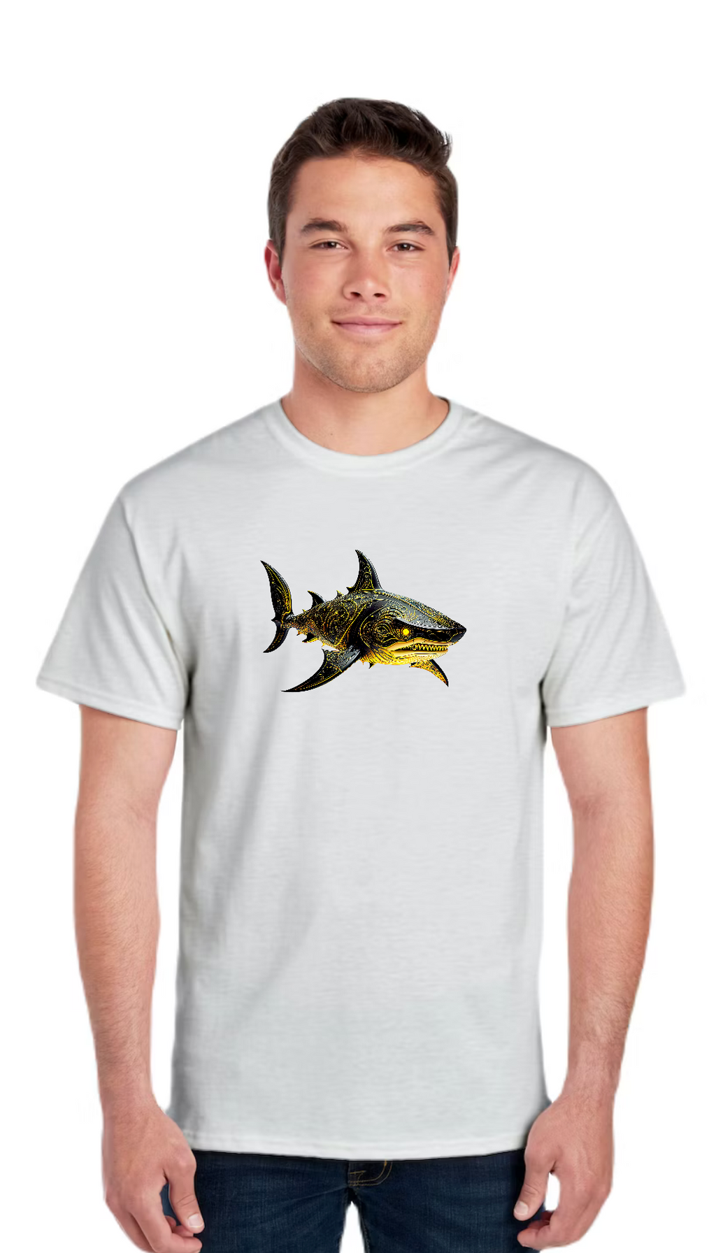 Golden Apex Shark Tee