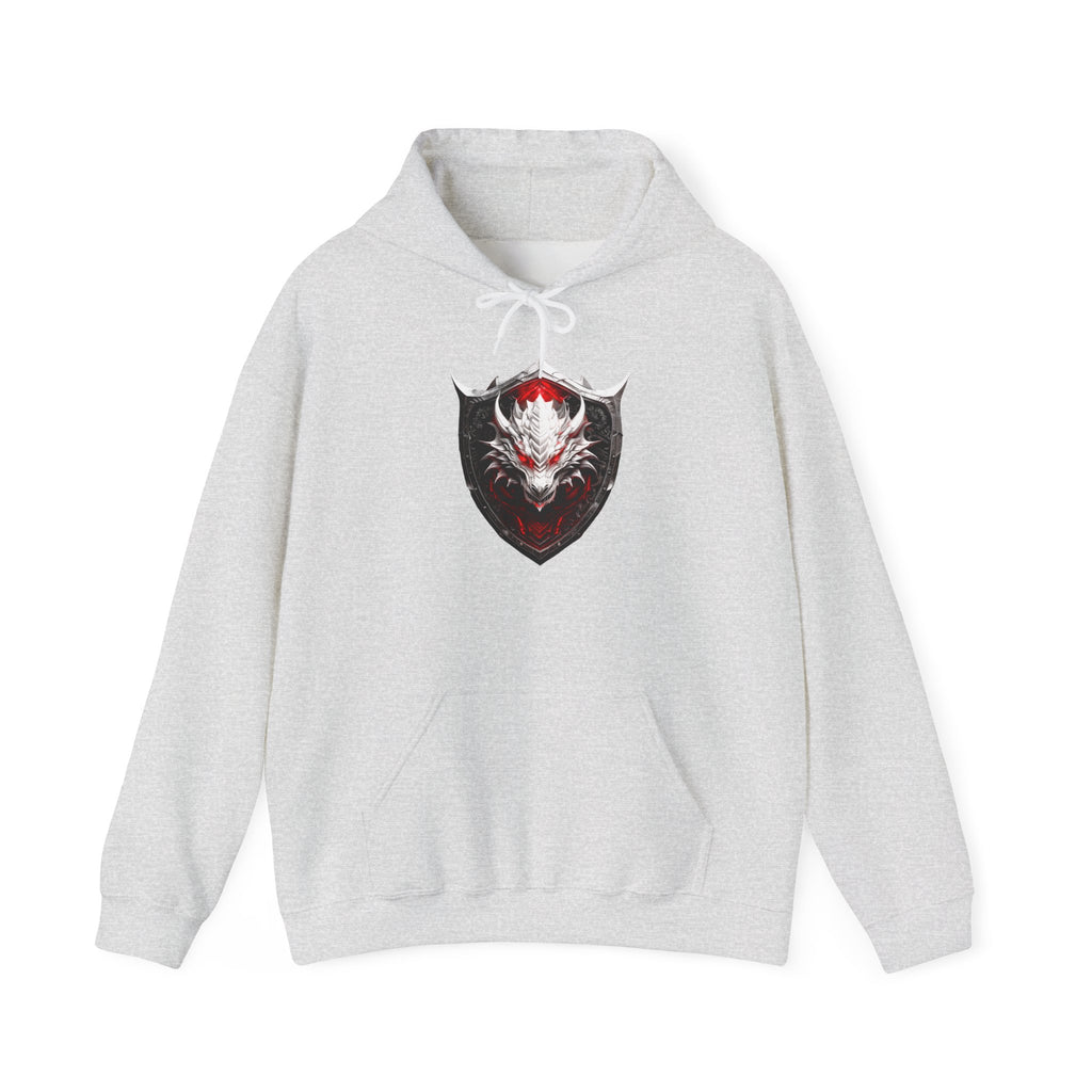 Crimson Wyrm Shield Hoodie