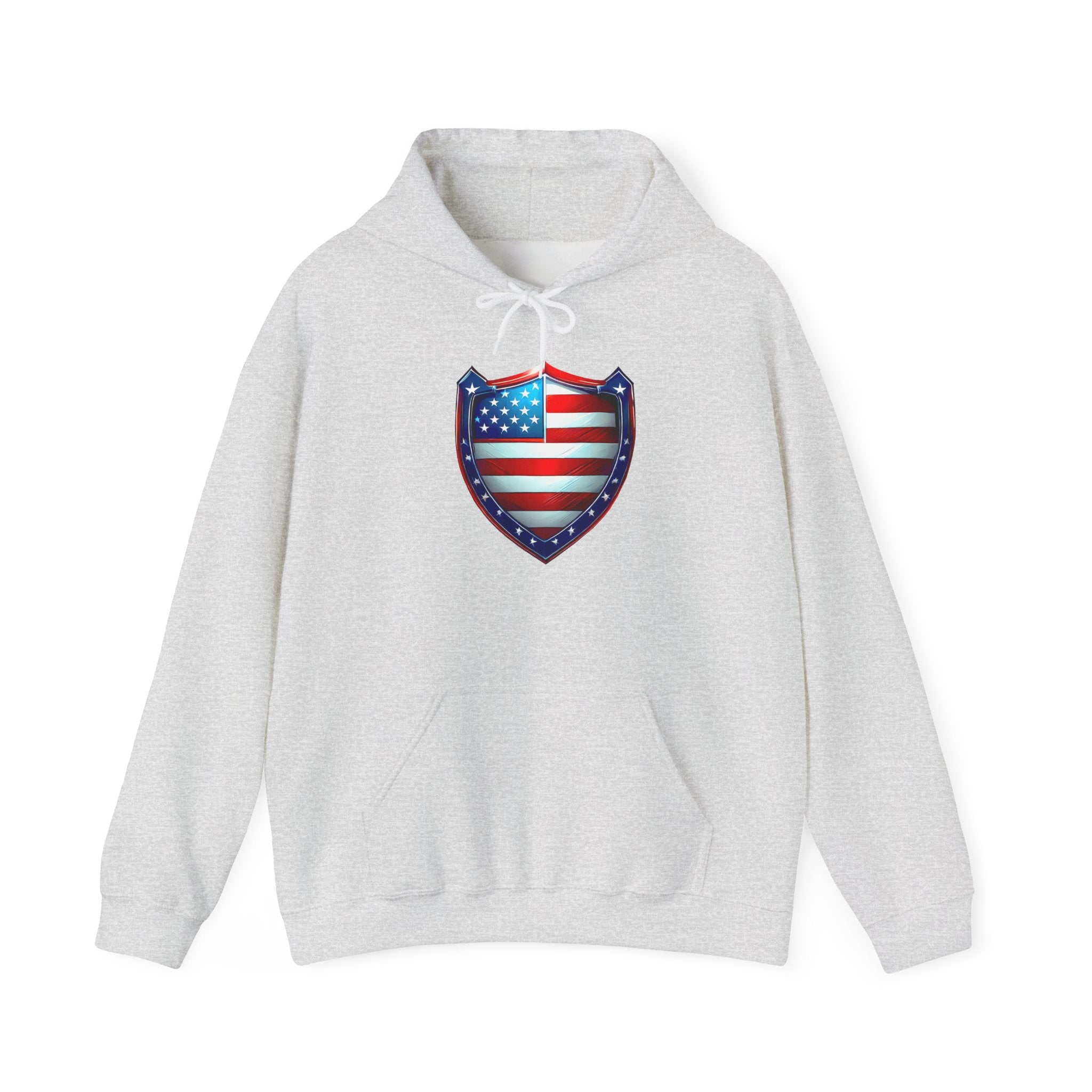 Freedom Shield – Stars & Stripes Hoodie