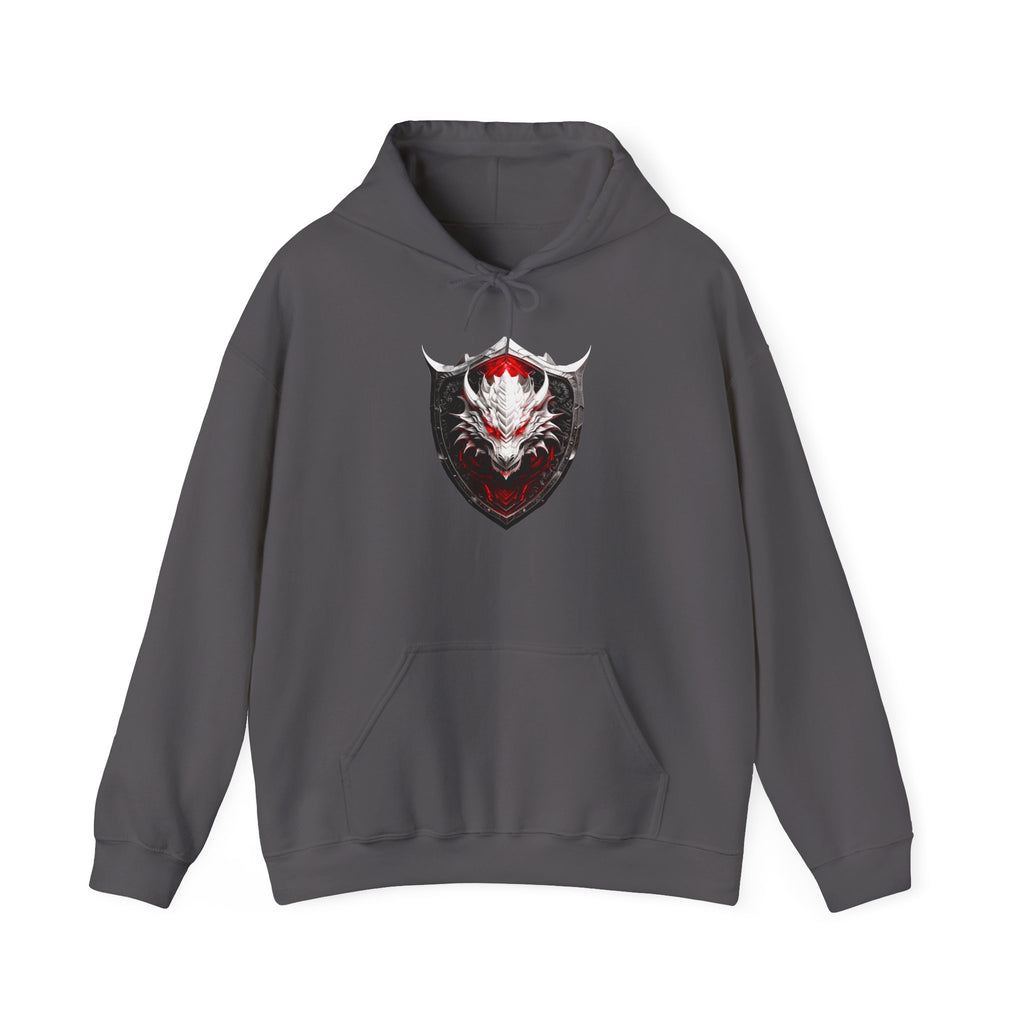 Crimson Wyrm Shield Hoodie