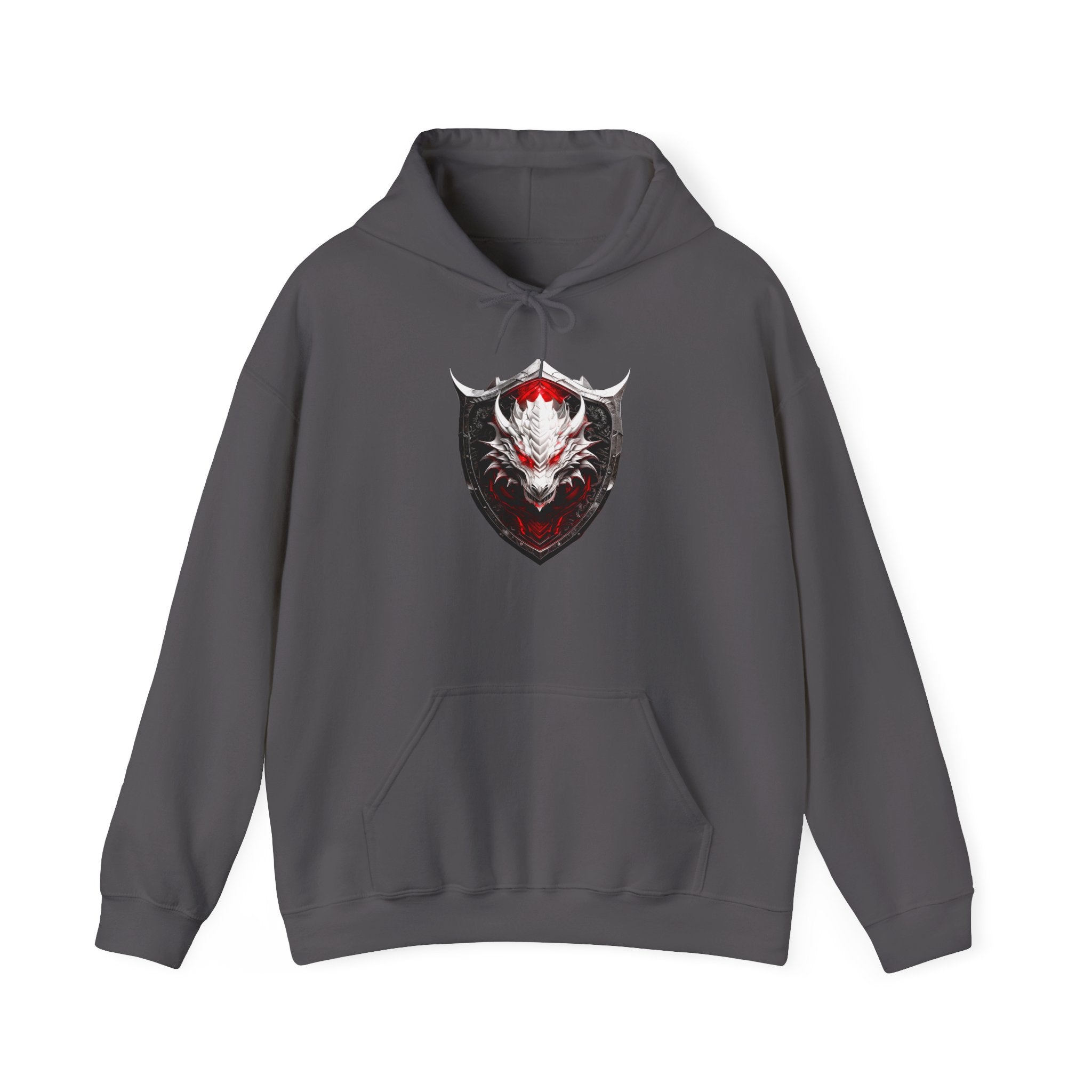 Crimson Wyrm Shield Hoodie