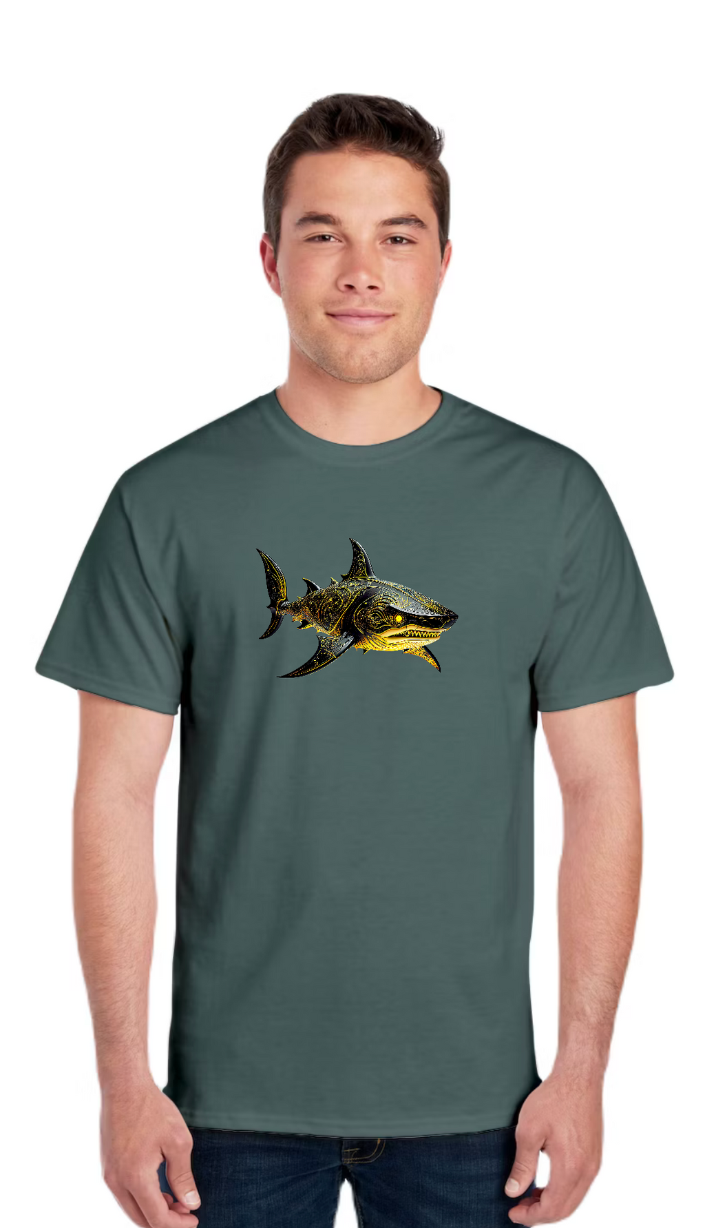 Golden Apex Shark Tee