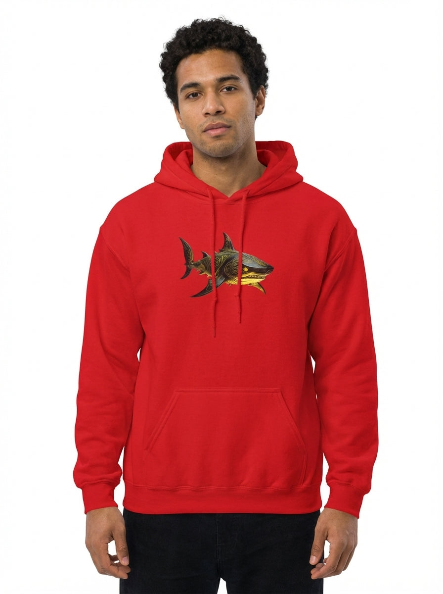Golden Apex Shark Hoodie