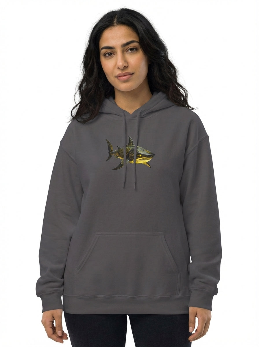 Golden Apex Shark Hoodie