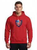 Freedom Shield – Stars & Stripes Hoodie