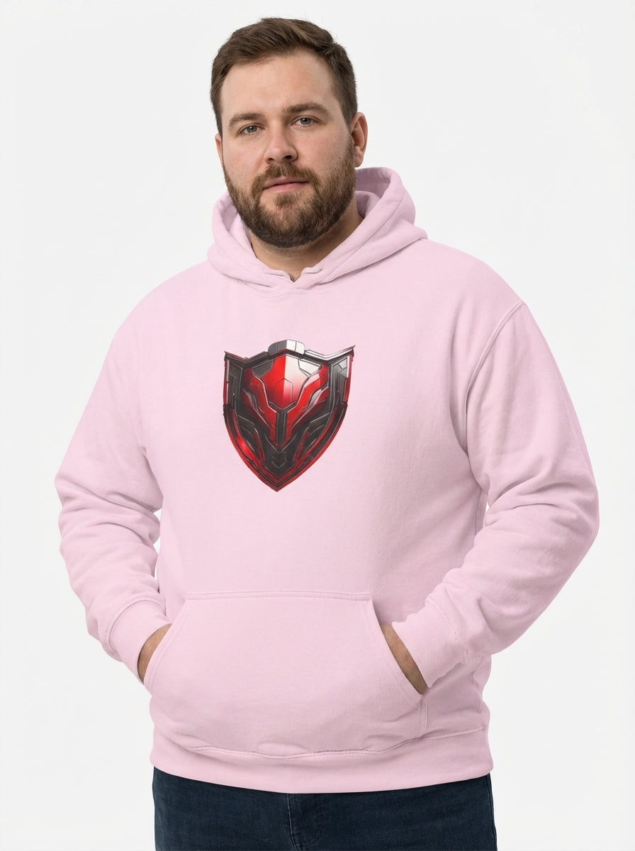 Crimson Sentinel Hoodie