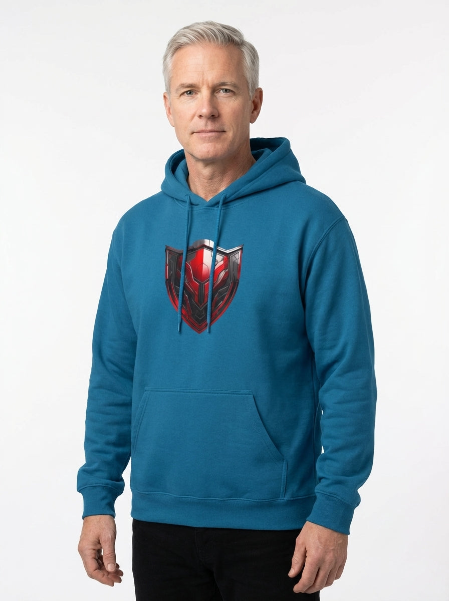 Crimson Sentinel Hoodie