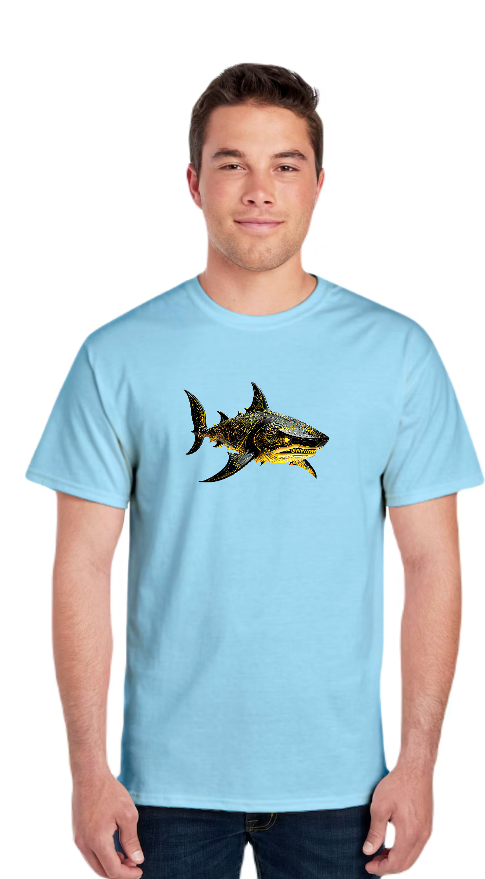 Golden Apex Shark Tee