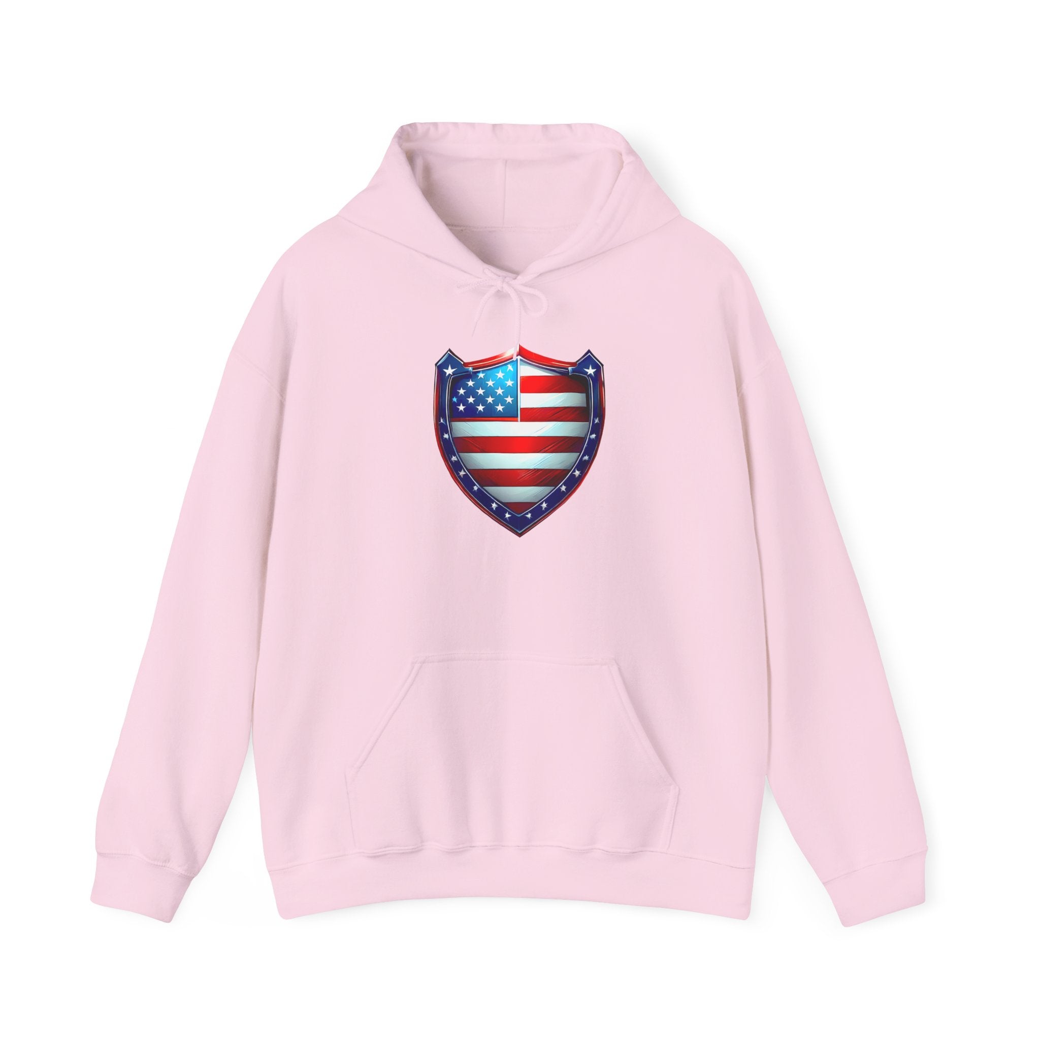 Freedom Shield – Stars & Stripes Hoodie