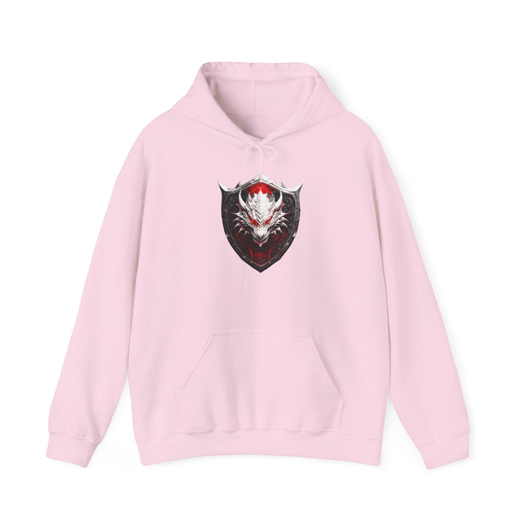 Crimson Wyrm Shield Hoodie