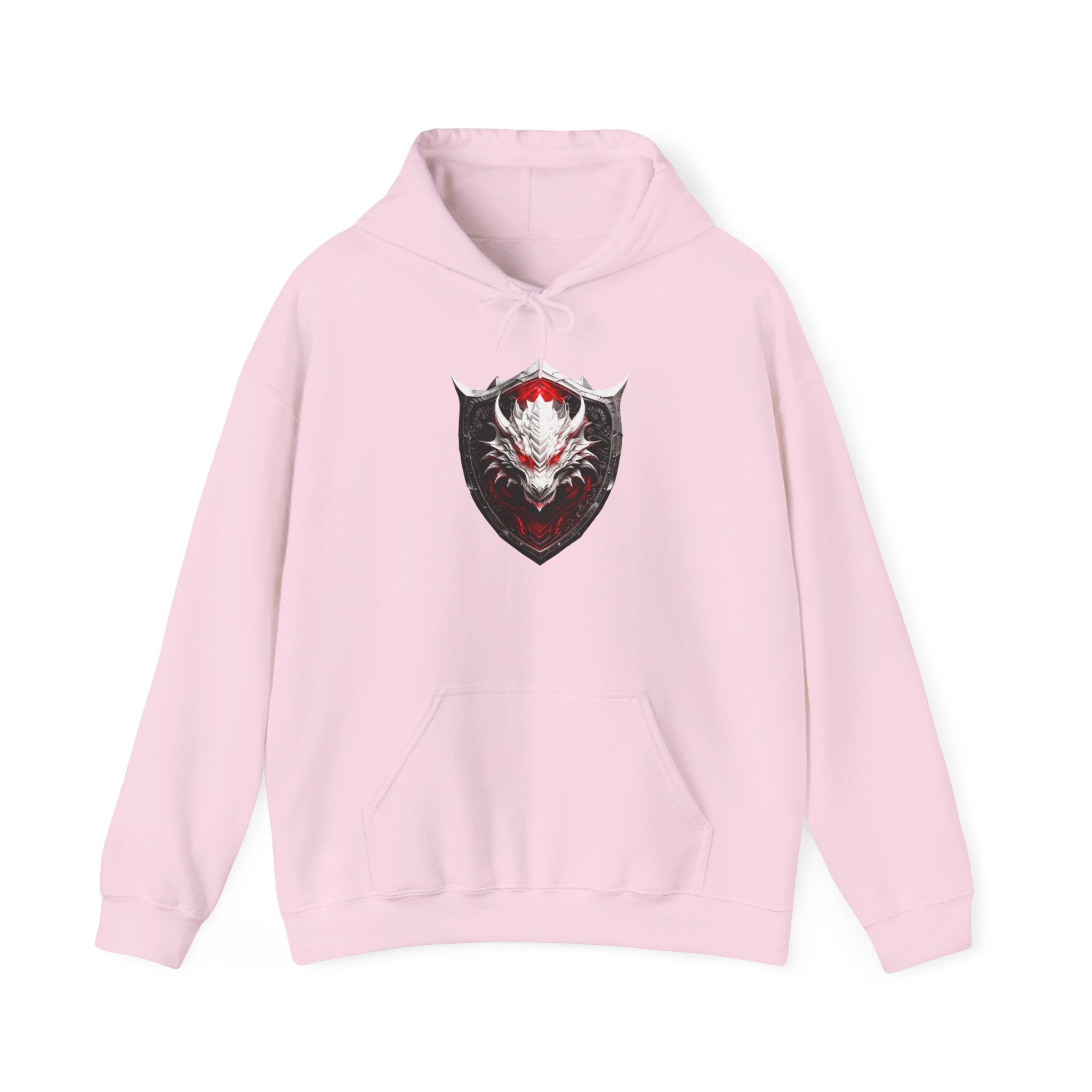 Crimson Wyrm Shield Hoodie