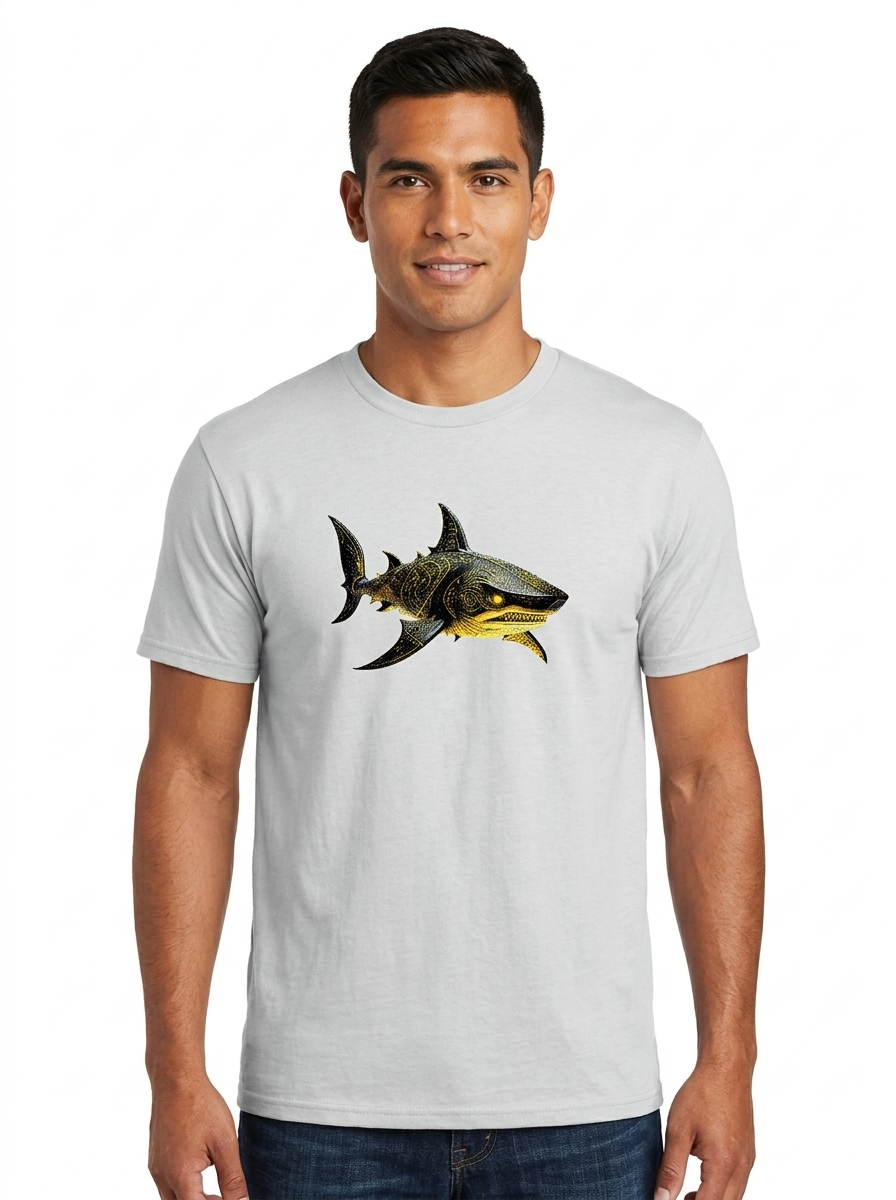 Golden Apex Shark Tee
