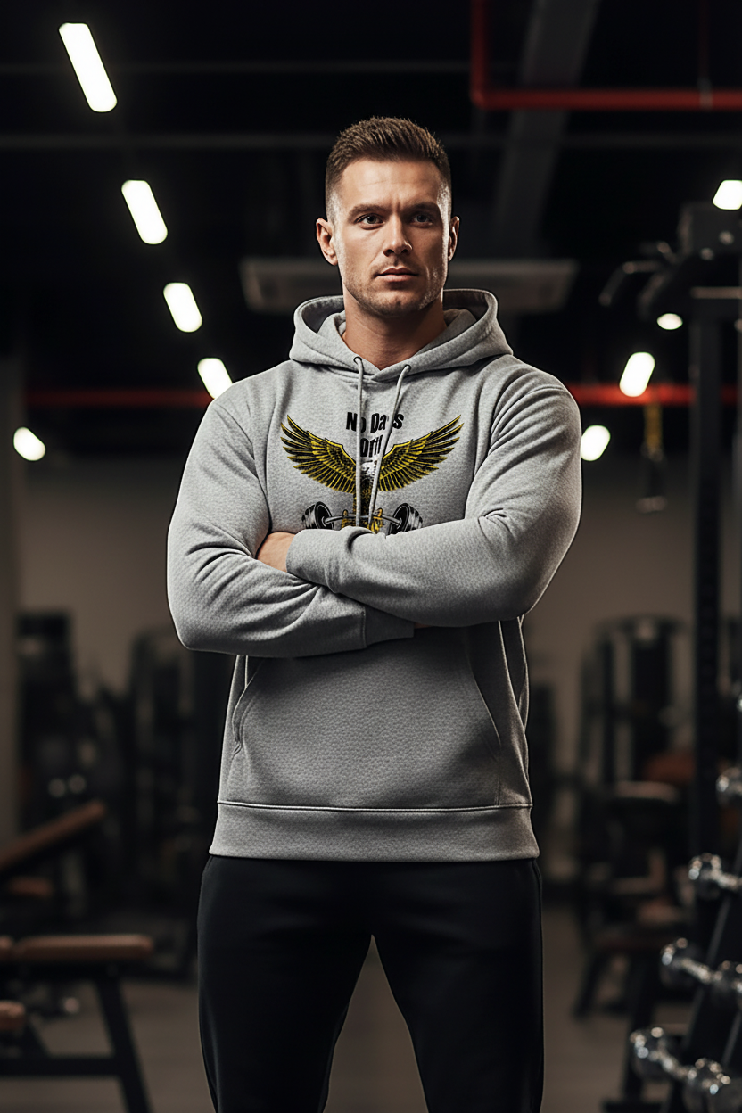 No Days Off Hoodie - New Pose