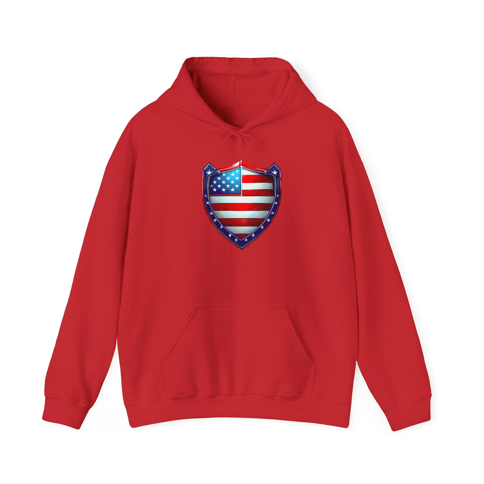 Freedom Shield – Stars & Stripes Hoodie