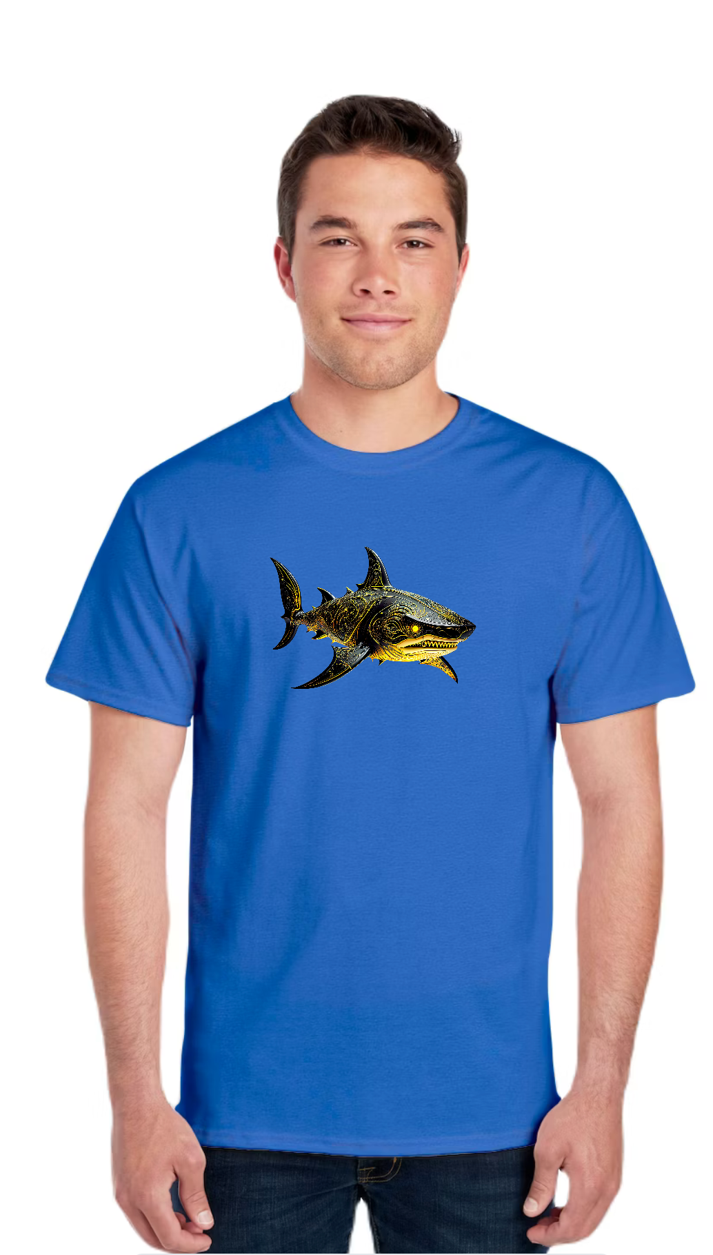 Golden Apex Shark Tee