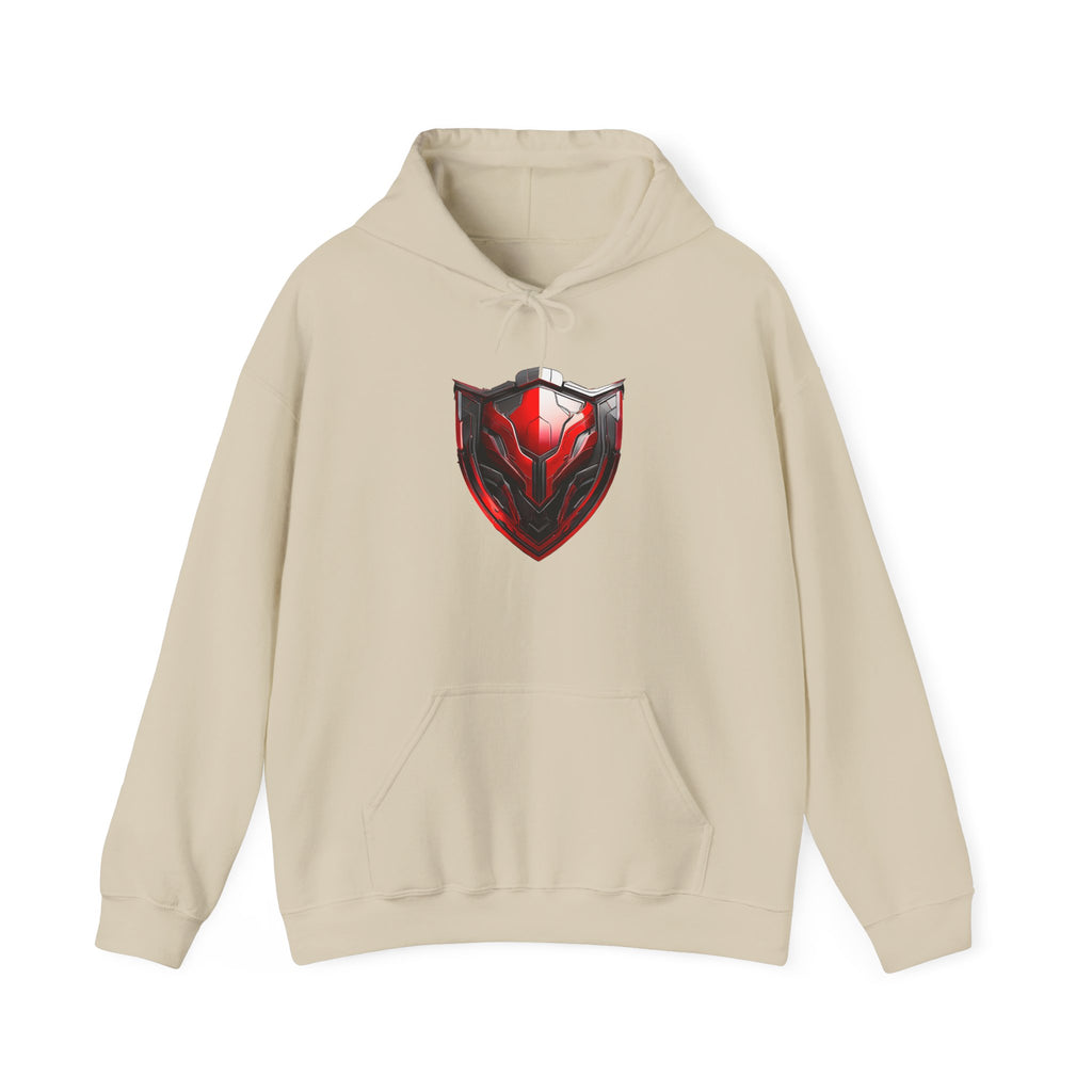 Crimson Sentinel Hoodie