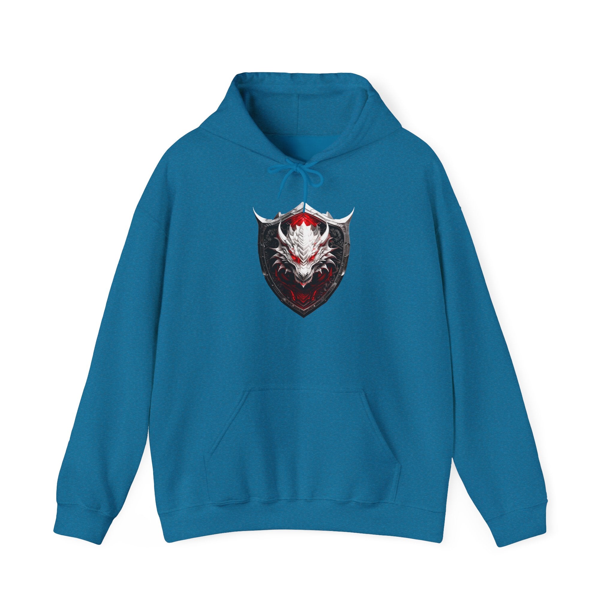 Crimson Wyrm Shield Hoodie