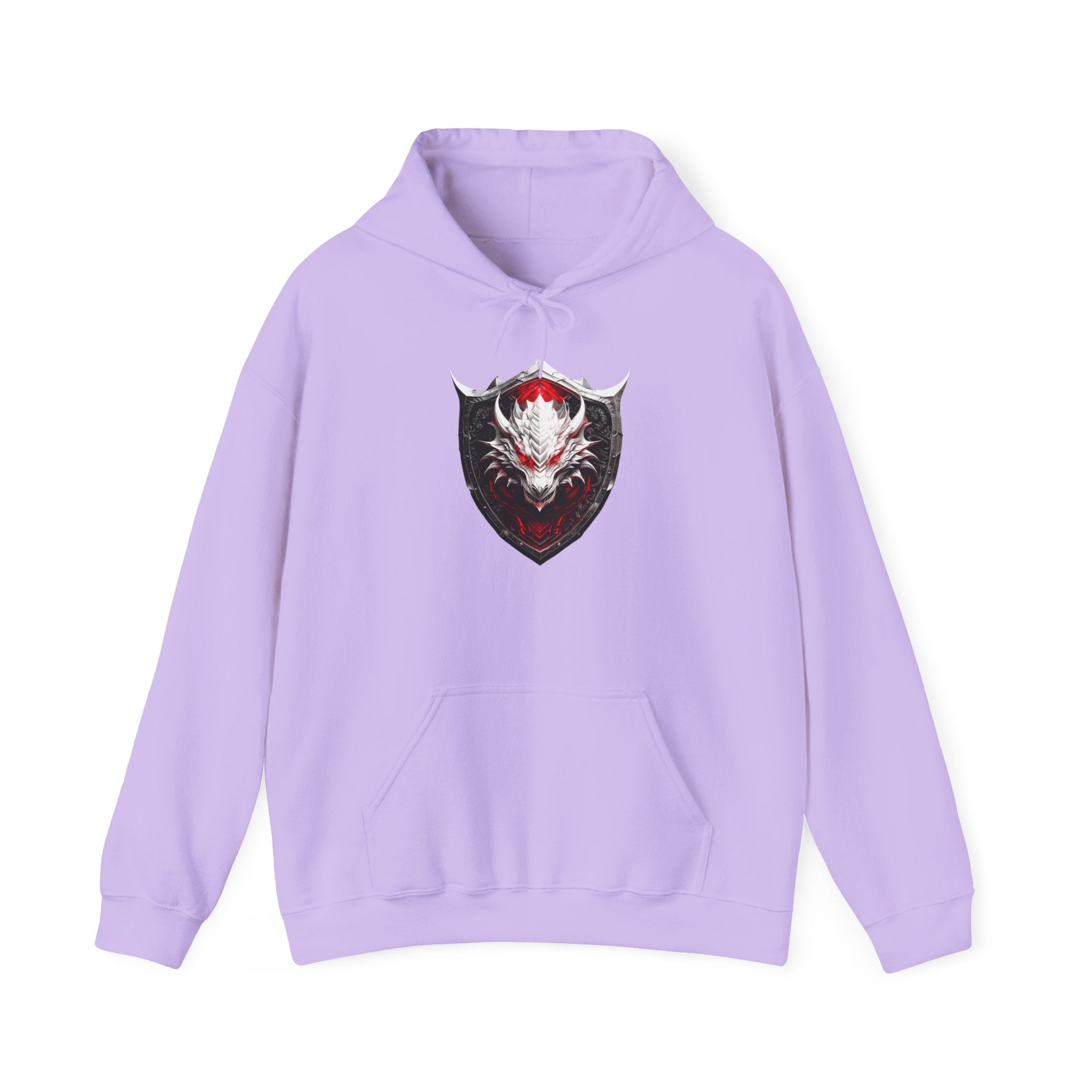 Crimson Wyrm Shield Hoodie