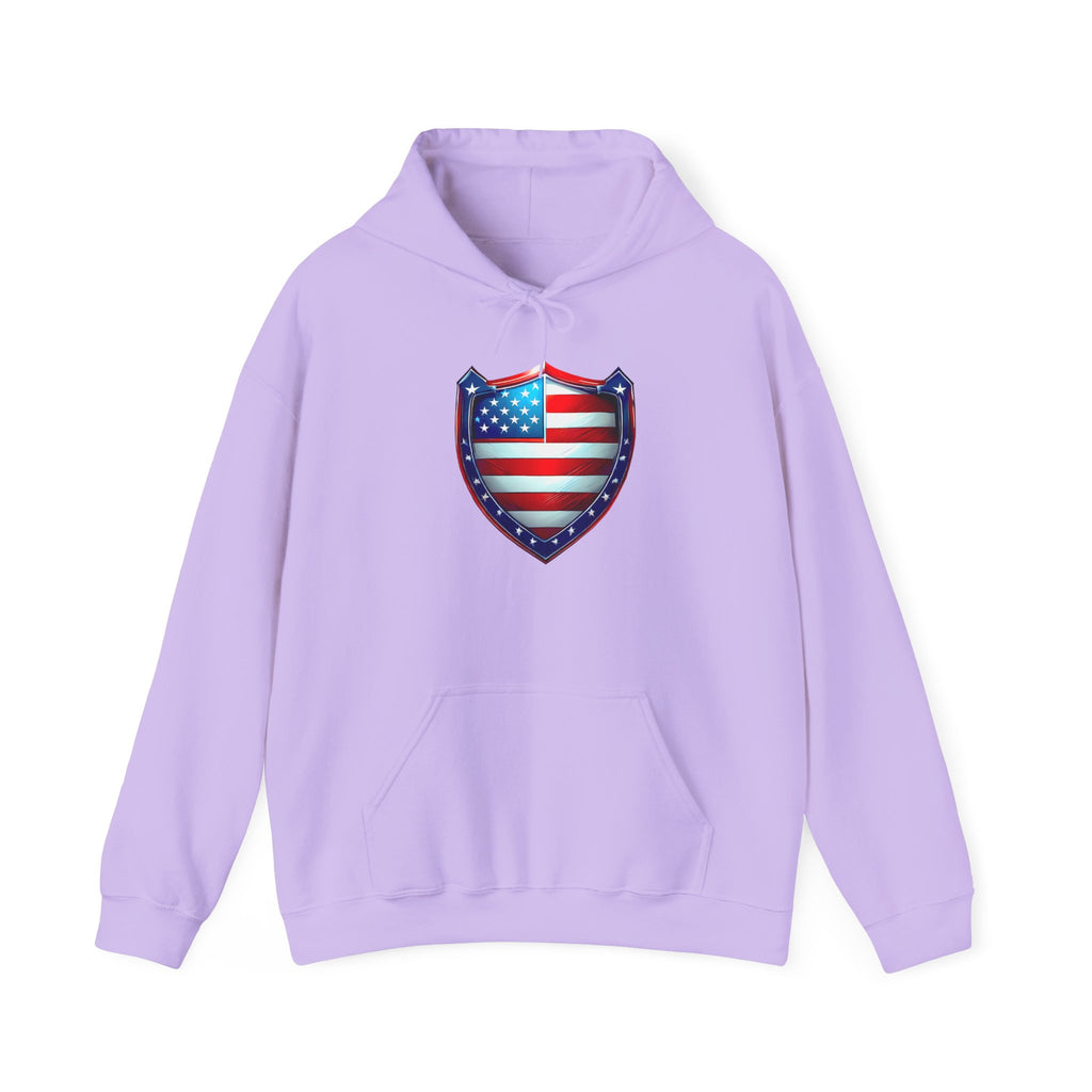 Freedom Shield – Stars & Stripes Hoodie