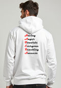 H.A.T.E.R.S. Hoodie – Black text